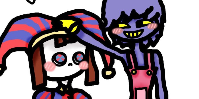 1000x1000 Jax x Pomni (wholesome) by