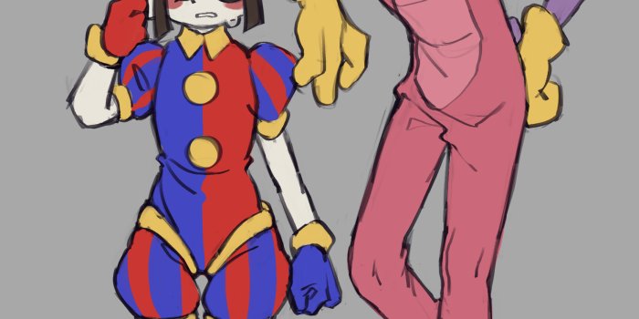 1631x2400 ArtStation - JAX AND POMNI - THE