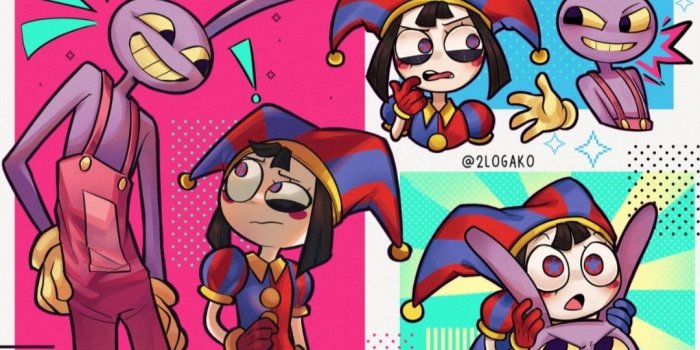 1080x852 JAX X POMNI | Cute drawings, Cartoon