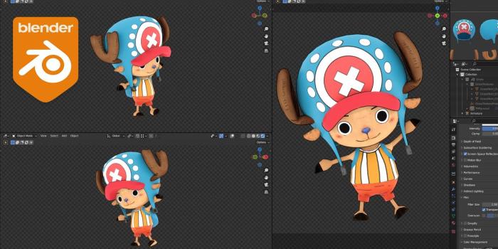 1280x720 Tony Tony Chopper - Fan Art - Finished