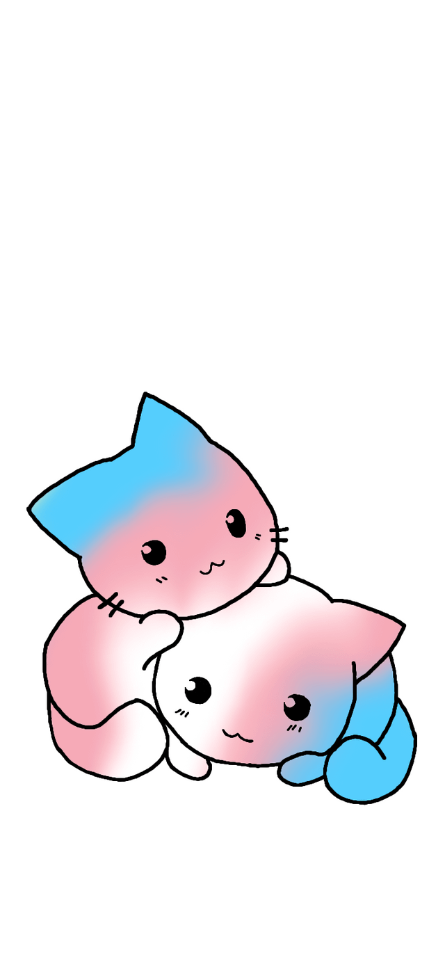 640x1386 some LGBT cat wallpapers I made for