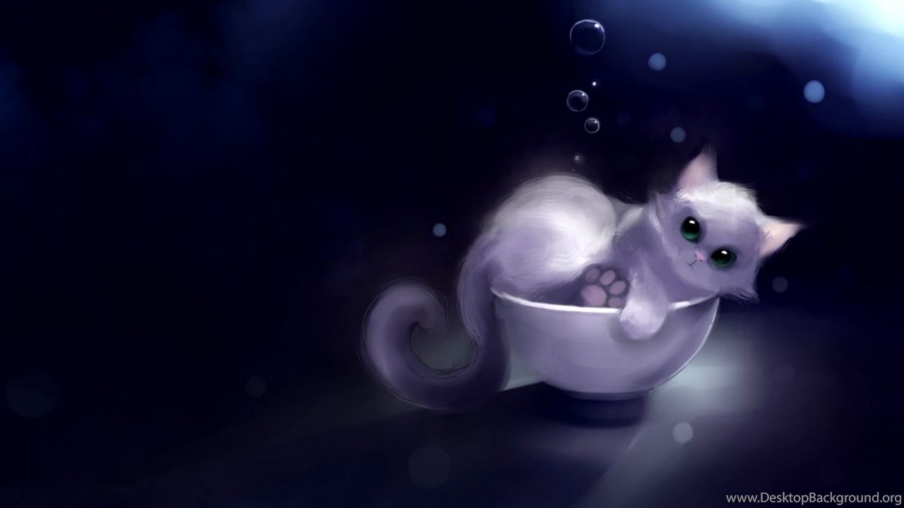 1280x720 Cute Anime Cat Wallpapers Desktop