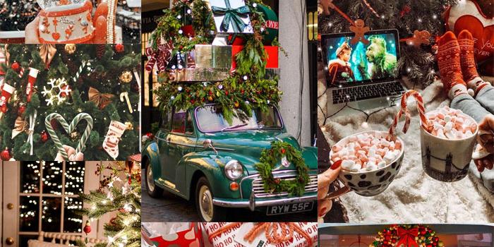 700x1200 20+ Christmas Collage Aesthetic Ideas