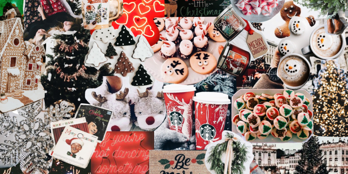 2048x1536 Aesthetic Christmas Collage Desktop