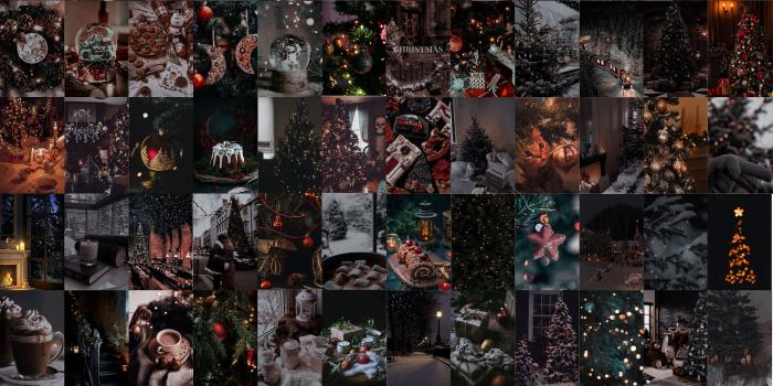 3000x2250 100 Cozy Christmas Collage Kit