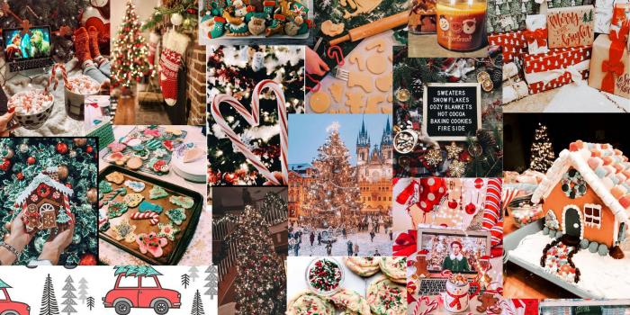 1920x1080 100+] Christmas Collage Wallpapers