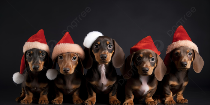 1200x673 Five Black And Tan Dachshund Pups