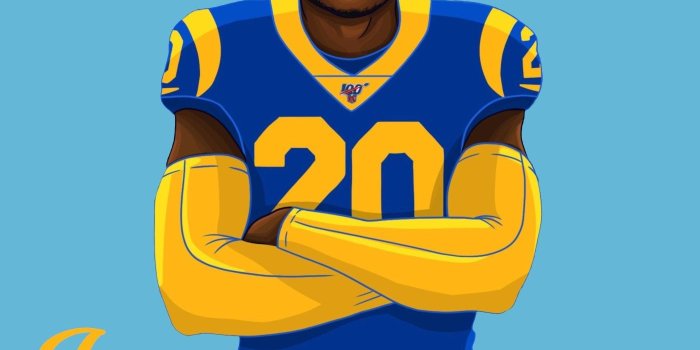 1400x1680 Jalen Ramsey Cartoons Wallpapers