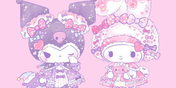 1080x1920 Sanrio - Kuromi & Melody in cute/kawaii