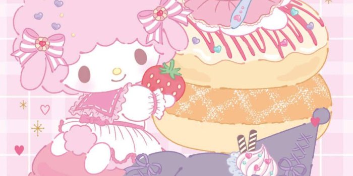 887x1920 MY MELODY, SWEET PIANO AND KUROMI