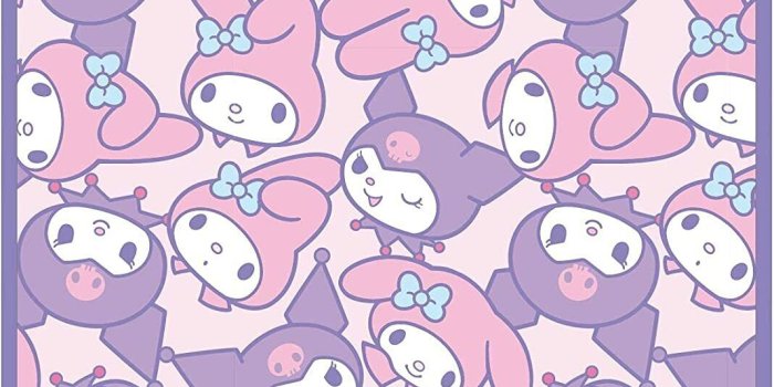 1068x1500 Melody Kuromi Warm Half Blanket