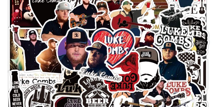 1600x1600 Singer Luke Combs Stickers for Water