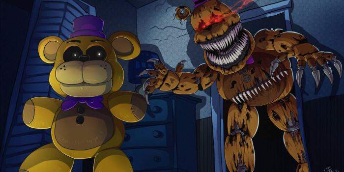 1920x1152 Nightmare Freddy X Fazbear Wallpaper