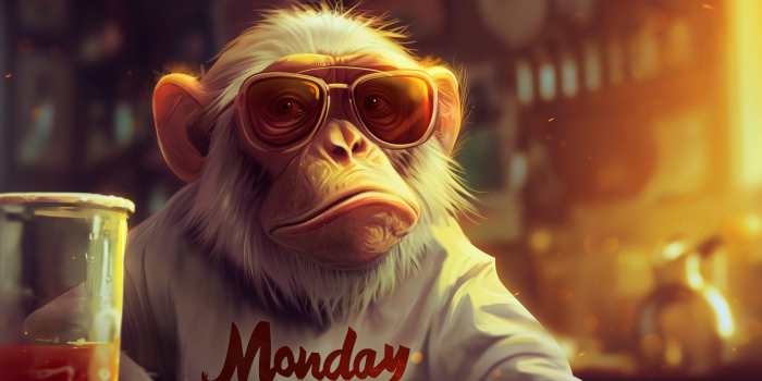 2912x1632 Monday Mood Monkey HD Wallpaper by