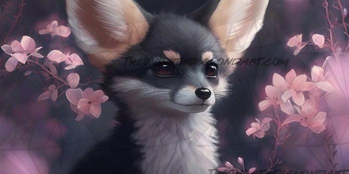 1417x1417 Grey Fennec Fox ©Finira – The One With