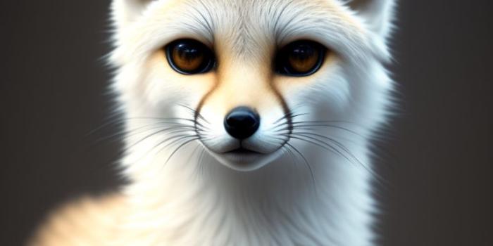 768x1152 vibrant-ram470: silver fennec fox with