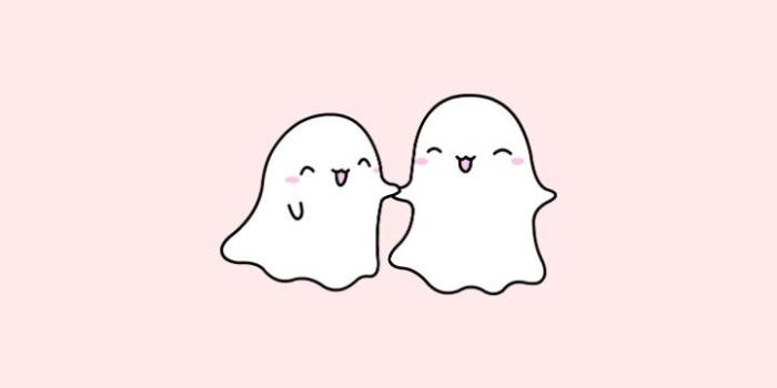 720x1278 Cute ghost wallpaper | Cute doodle art