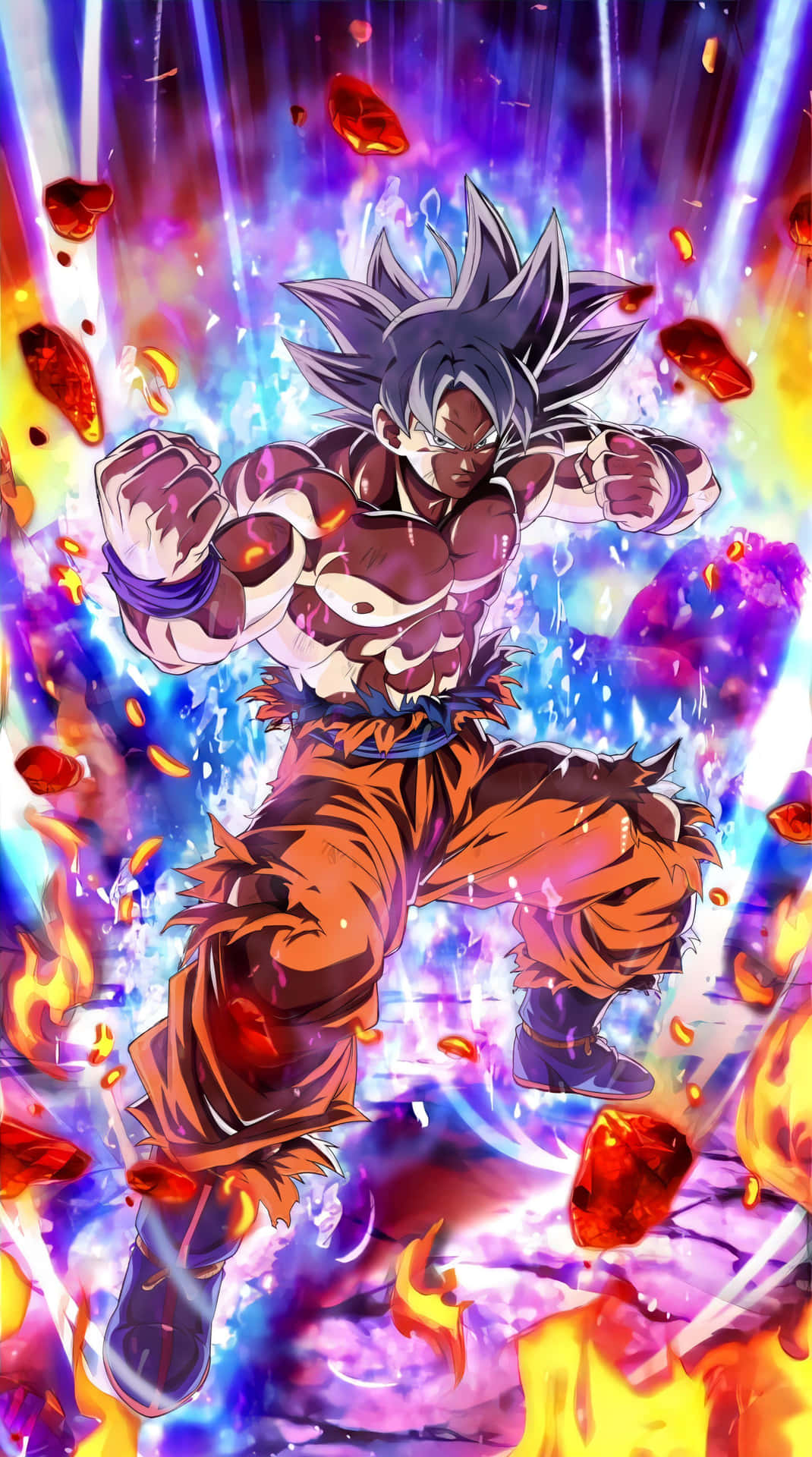 1070x1920 100+] Mui Goku Wallpapers | Wallpapers.com
