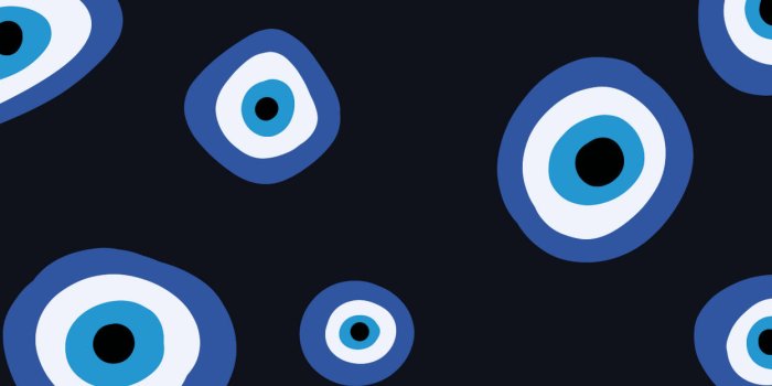 1248x1920 Dark Blue Evil Eye Pattern Wallpaper