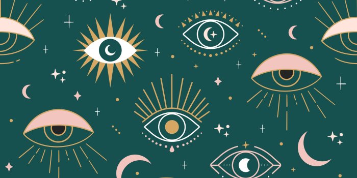 1800x1800 Evil Eyes Green Wallpapers