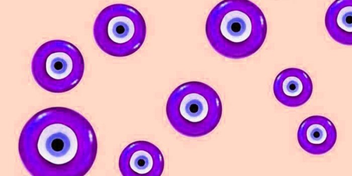 800x1422 Evil Eye Pink Wallpapers