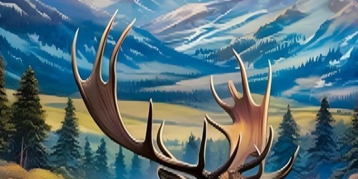 736x1472 Moose Wallpaper | Animal paintings