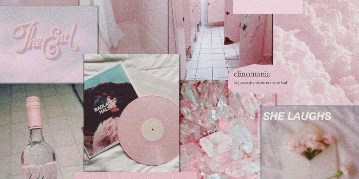 1106x1968 Pink Aesthetic Collage Wallpapers