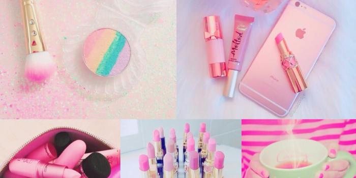 1200x2208 Pink collage wallpaper, background