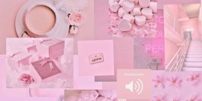 900x1599 100+] Aesthetic Pink Collage Wallpapers