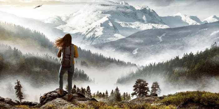 2560x1440 Mountain Hike 4k Wallpapers - Wallpaper