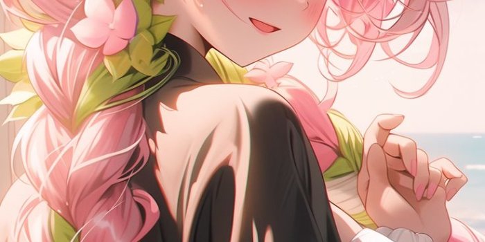 736x1313 Mitsuri Kanroji Wallpaper - Kimetsu no