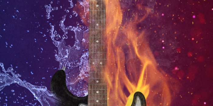 1284x2778 Electric Guitar Wallpaper 4K