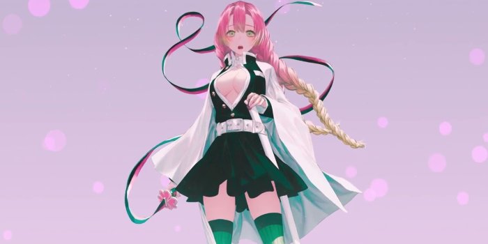 1280x720 54] Mitsuri Kanroji LIVE WALLPAPER