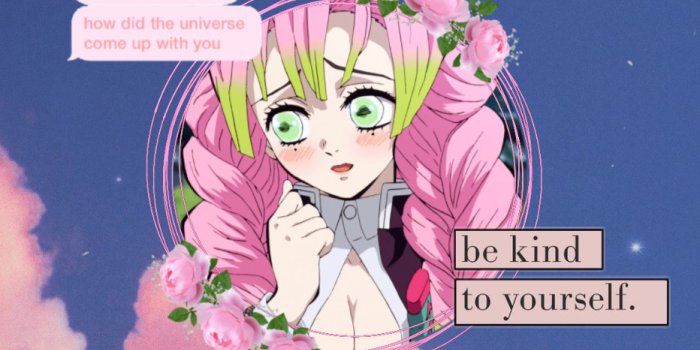 932x1656 Kimetsu Icons — Mitsuri Kanroji wallpapers