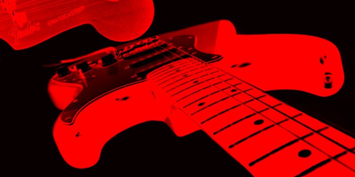 1600x900 Red And Black Fender Stratocaster