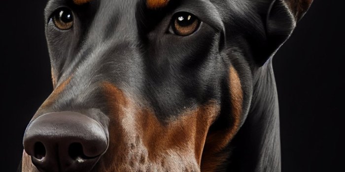 1080x1920 Digital Doberman Portrait High-quality