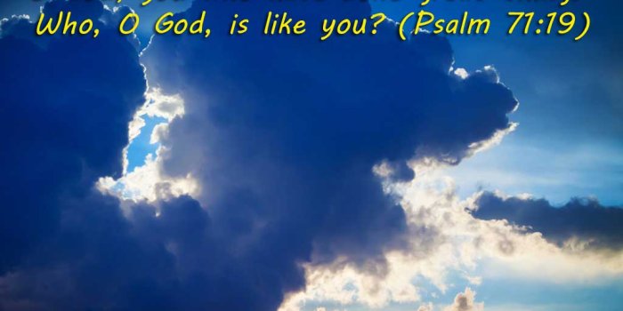 1024x768 Psalm 71:19 - God is Great Wallpaper