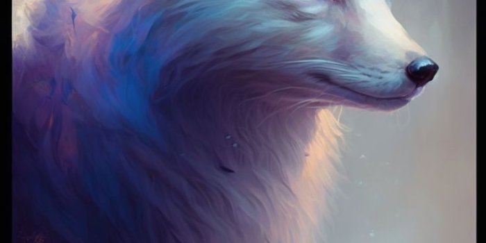736x1472 Arctic fox art