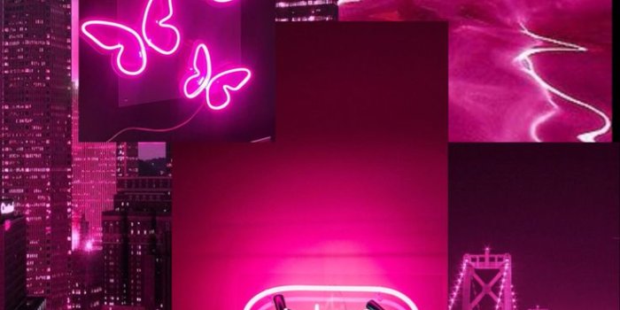 736x1098 neon pink wallpaper | Pink glitter
