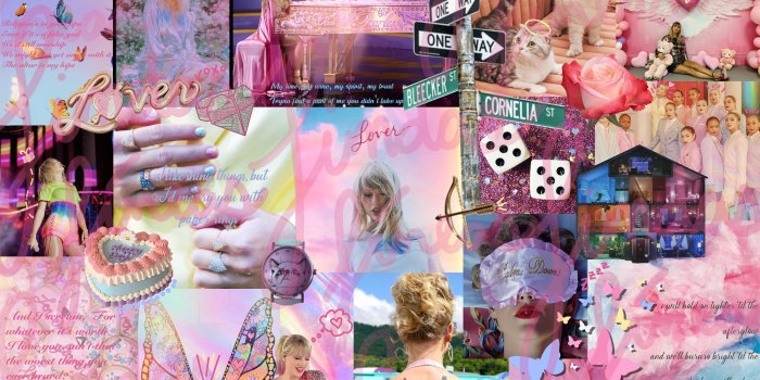 3000x3000 Taylor Swift's Lover Inspired Collage