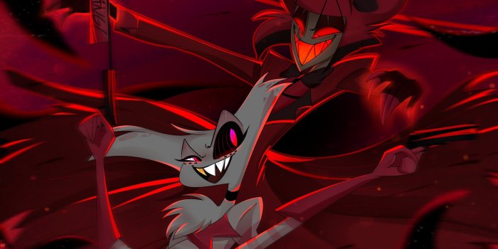 2048x1770 Angel Dust (Hazbin Hotel) wallpapers