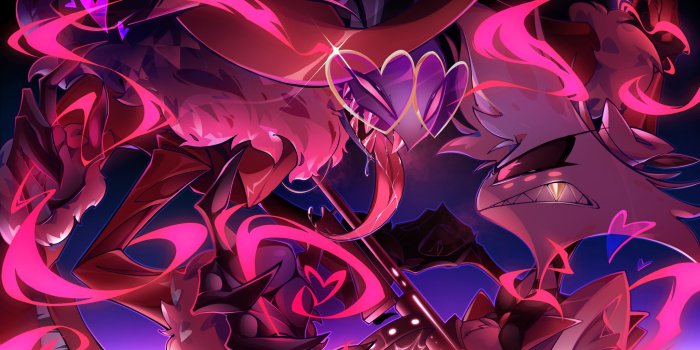 2048x1186 TV Show Hazbin Hotel HD Wallpaper