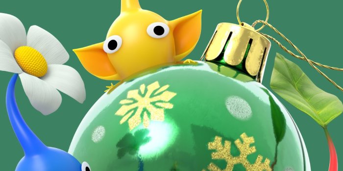 1125x2436 Nintendo released Pikmin Holiday themed