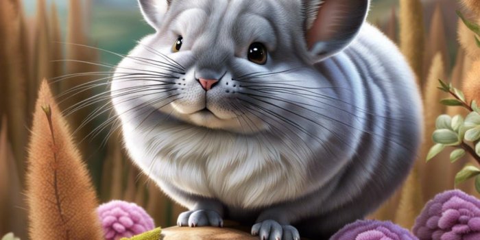 1024x1024 Chinchilla - AI Generated Artwork