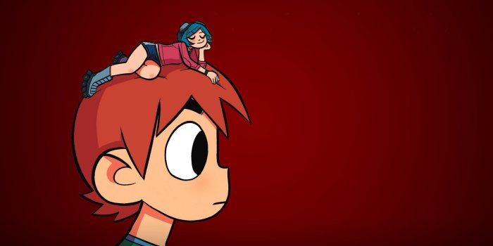 1920x1200 Scott Pilgrim vs. the World comic art