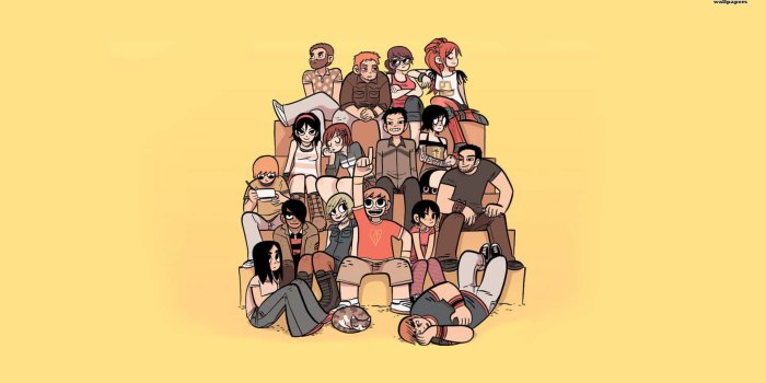 1920x1080 Scott Pilgrim The Emo Version Wallpaper