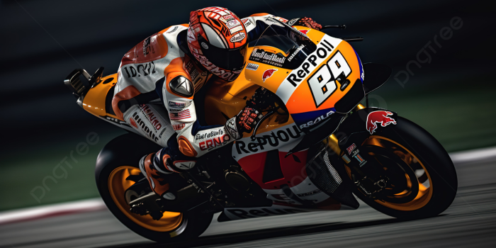 1200x673 Motogp Rider Accelerating At Night On