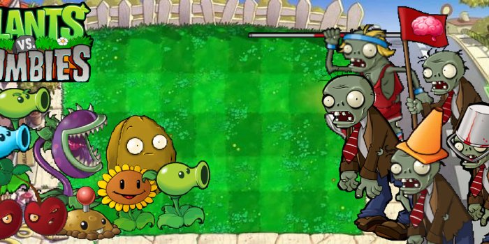 1920x822 100+] Plants Vs Zombies Wallpapers