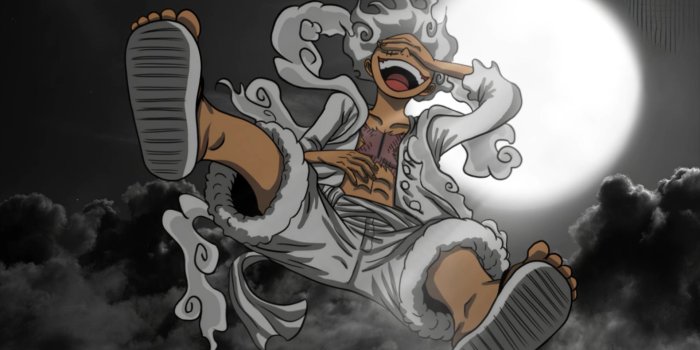 1920x1080 Luffy Gear 5 Moonlit Night One Piece