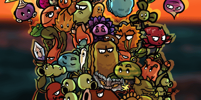 1080x1692 I LOVE PLANTS VS ZOMBIES 2!! (fanart by